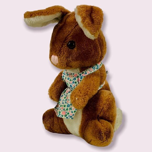 Vintage R. Dakin Bunny 1975 Plush Rabbit Stuffed Animal Collectible Toy - Picture 2 of 6